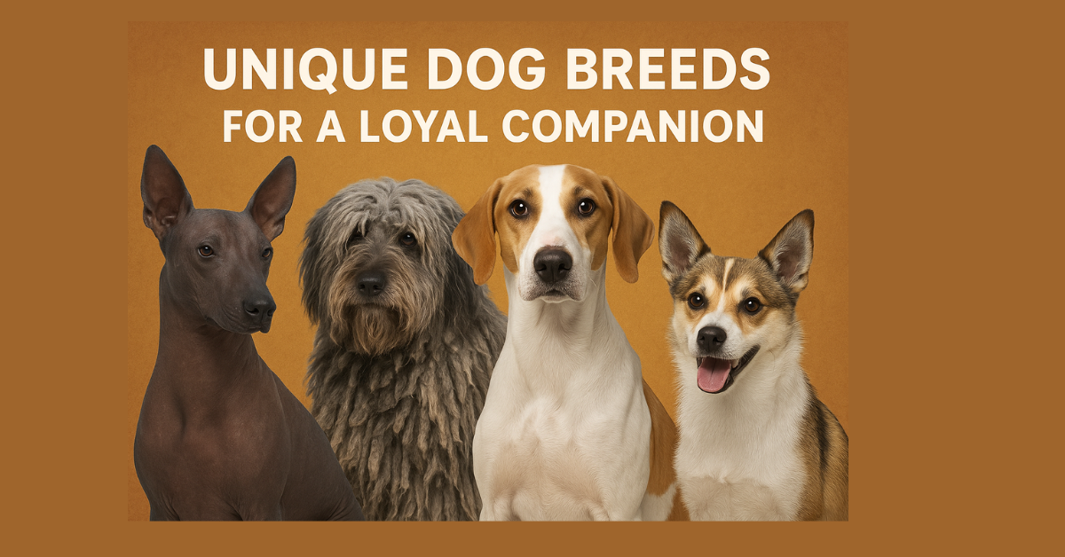 unique dog breeds for a loyal companion