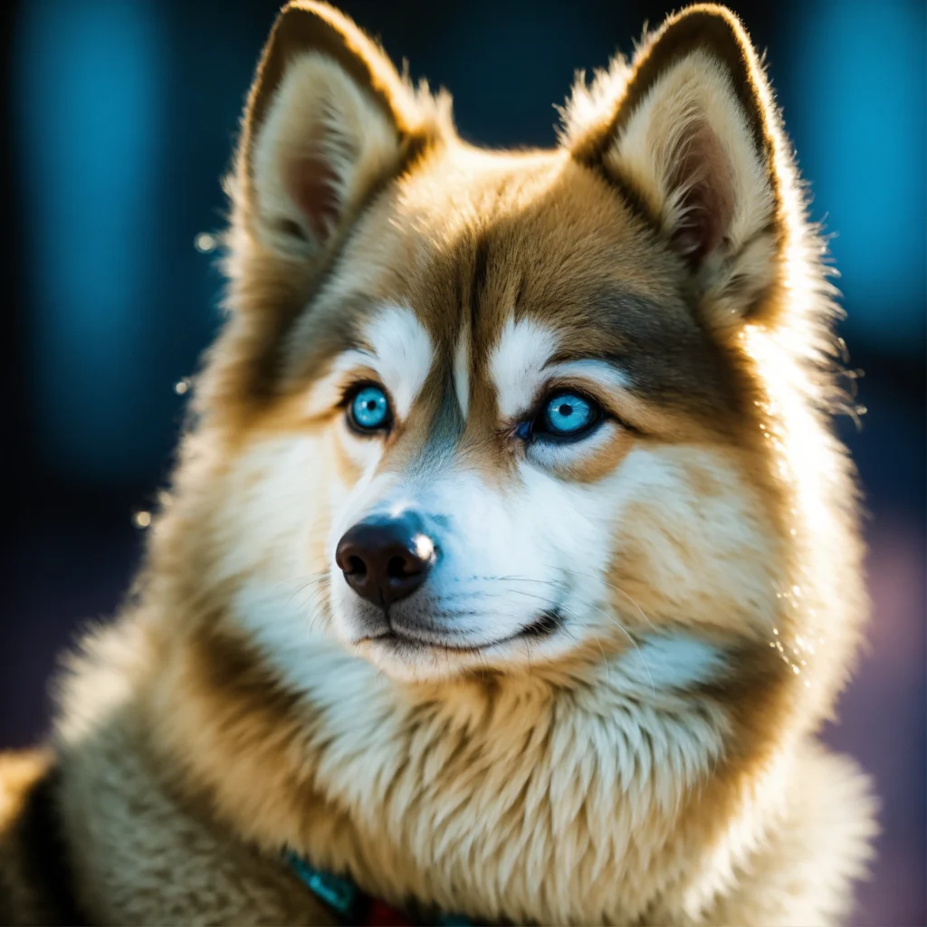 Rare husky eyes