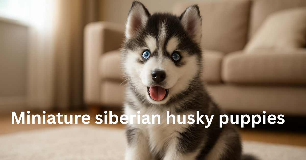 miniature siberian husky puppies