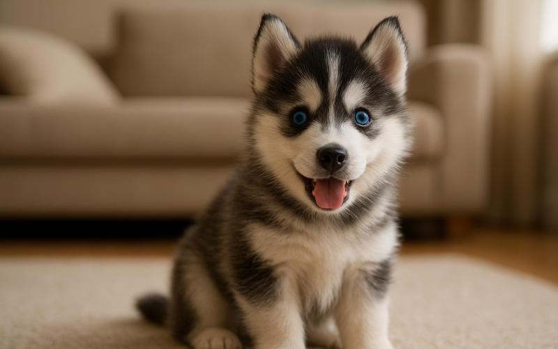 miniature siberian husky puppies